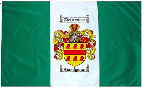 Goddywne family crest coat of arms flag