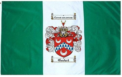 Godert family crest coat of arms flag