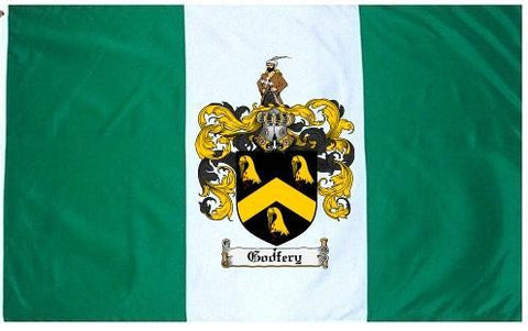 Godfery family crest coat of arms flag
