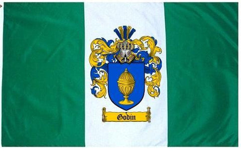 Godin family crest coat of arms flag