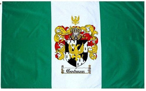 Godman family crest coat of arms flag