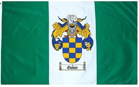 Godoy family crest coat of arms flag