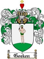 Goeken coat of arms family crest download