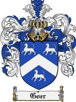 Goer coat of arms family crest download