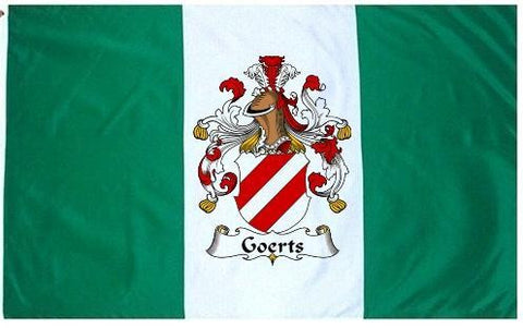 Goerts family crest coat of arms flag