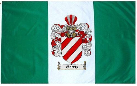 Goertz family crest coat of arms flag