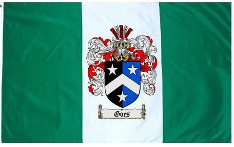 Goes family crest coat of arms flag