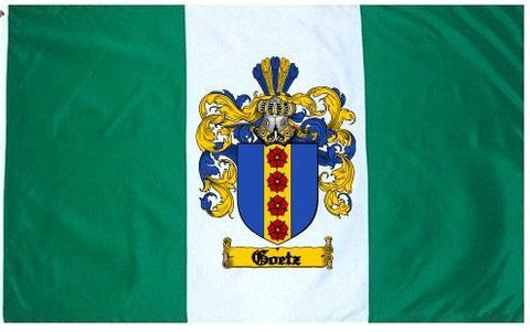 Goetz family crest coat of arms flag