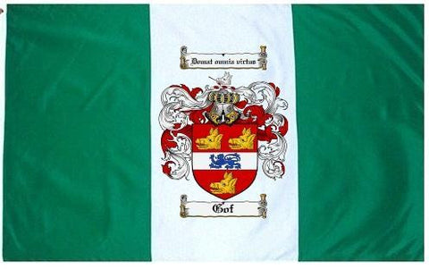 Gof family crest coat of arms flag