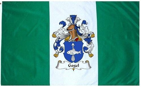 Gogel family crest coat of arms flag