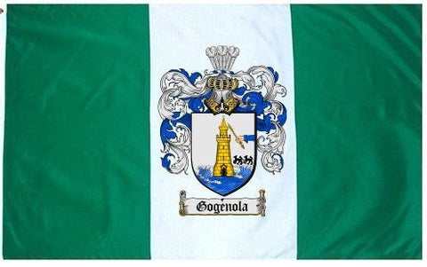 Gogenola family crest coat of arms flag