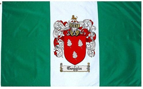Goggin family crest coat of arms flag