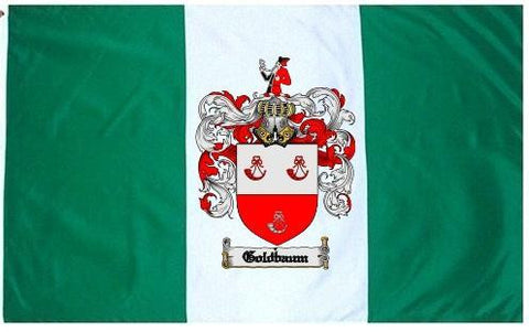 Goldbaum family crest coat of arms flag