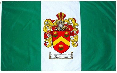 Goldman family crest coat of arms flag