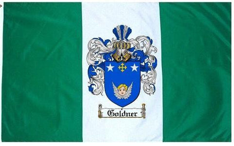 Goldner family crest coat of arms flag