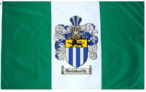 Goldsmith family crest coat of arms flag