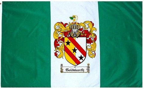 Goldsworth family crest coat of arms flag