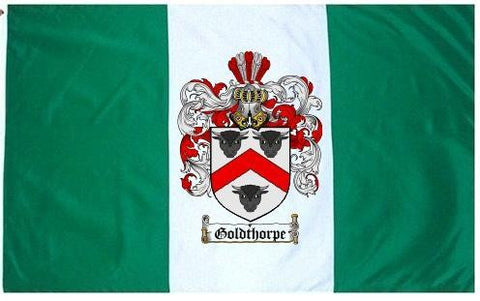 Goldthorpe family crest coat of arms flag