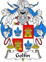 Golfin coat of arms family crest download