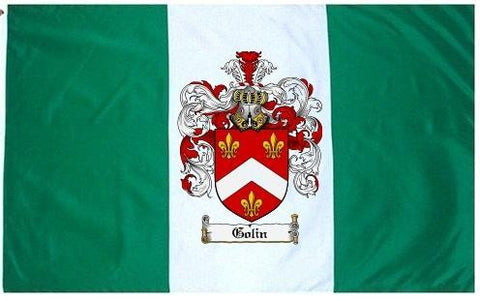 Golin family crest coat of arms flag