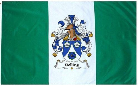Golling family crest coat of arms flag