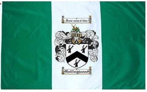 Gollingwood family crest coat of arms flag