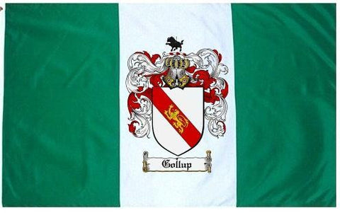 Gollup family crest coat of arms flag