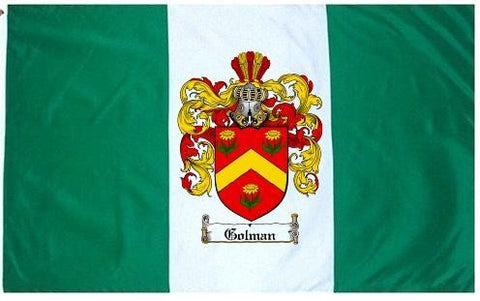 Golman family crest coat of arms flag