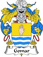 Gomar coat of arms family crest download