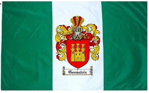 Gonsalviz family crest coat of arms flag