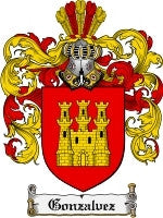 Gonzalvez coat of arms family crest download