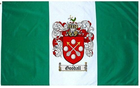 Goodall family crest coat of arms flag