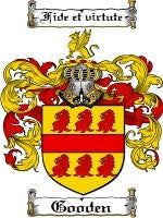 Gooden coat of arms family crest download