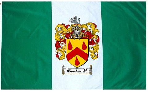 Goodenuff family crest coat of arms flag