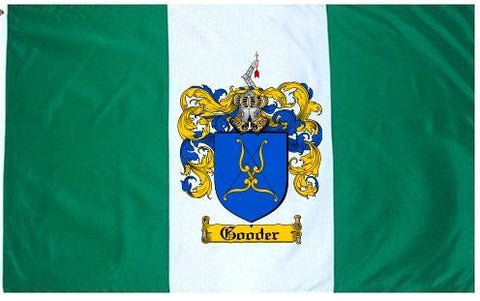 Gooder family crest coat of arms flag