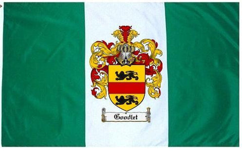 Goodlet family crest coat of arms flag