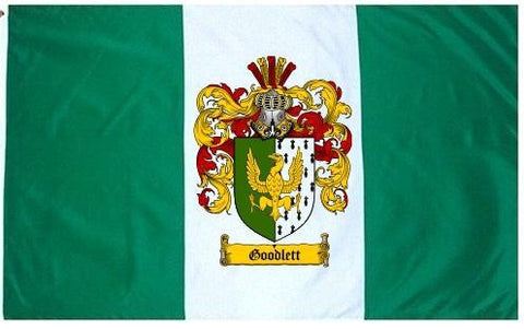 Goodlett family crest coat of arms flag