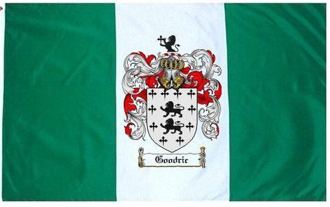 Goodric family crest coat of arms flag