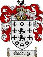 Goodrige coat of arms family crest download