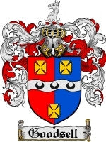 Goodsell coat of arms family crest download