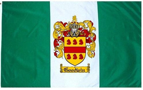 Goodwin family crest coat of arms flag