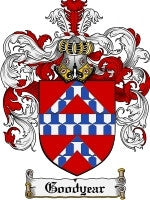 Goodyear coat of arms family crest download