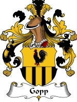 Gopp coat of arms family crest download