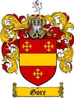 Gore coat of arms family crest download
