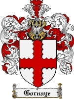 Gornaye coat of arms family crest download