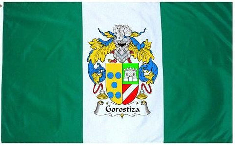 Gorostiza family crest coat of arms flag