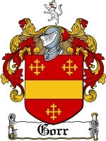 Gorr coat of arms family crest download