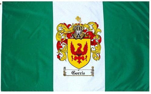 Gorrie family crest coat of arms flag