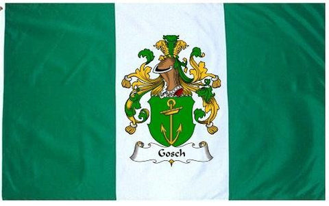 Gosch family crest coat of arms flag
