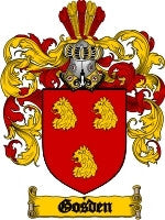 Gosden coat of arms family crest download